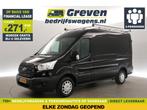 Ford Transit 290 2.0 TDCI L2H2 Airco Cruise 3Pers IMP €271pm, Zwart, Nieuw, Ford, Handgeschakeld