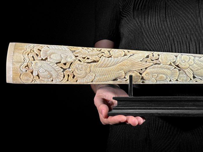 Geen minimumprijs - Indrukwekkende grote uitgehouwen, Antiek en Kunst, Kunst | Designobjecten