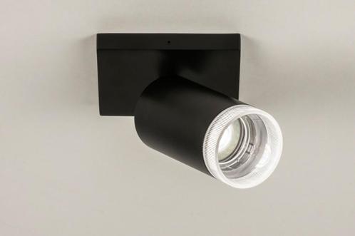 Rietveld Spots - Zwart, Transparant - Kunststof, Metaal, Alu, Huis en Inrichting, Lampen | Hanglampen, Verzenden