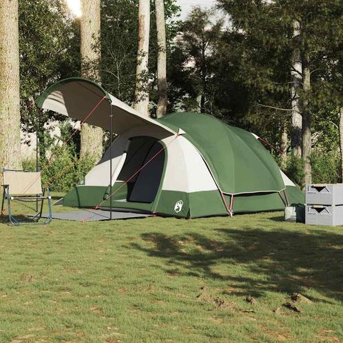 vidaXL Tunneltent 8-persoons waterdicht groen, Caravans en Kamperen, Tenten, Nieuw, tot en met 2, Verzenden