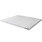 Topdekmatras HR50 - Aloë Vera - 6 cm, Verzenden, Nieuw, Wit, Overige typen