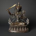 Manjushri — Bodhisattva van Wijsheid - Brons - Azië (Zonder