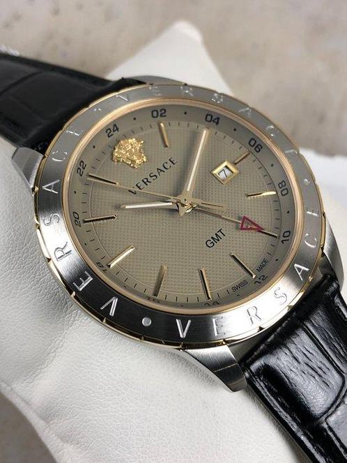 Versace - Univers GMT - VEBK002 18 - Heren -, Sieraden, Tassen en Uiterlijk, Horloges | Heren