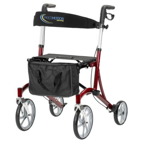 Rollator MultiMotion Cruiser rood, Diversen, Verpleegmiddelen, Nieuw, Ophalen of Verzenden