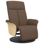 Draaifauteuil Bruin Stof | OP = OP | Topcomfort, Huis en Inrichting, Fauteuils, Ophalen of Verzenden, Nieuw, 75 tot 100 cm, 75 tot 100 cm