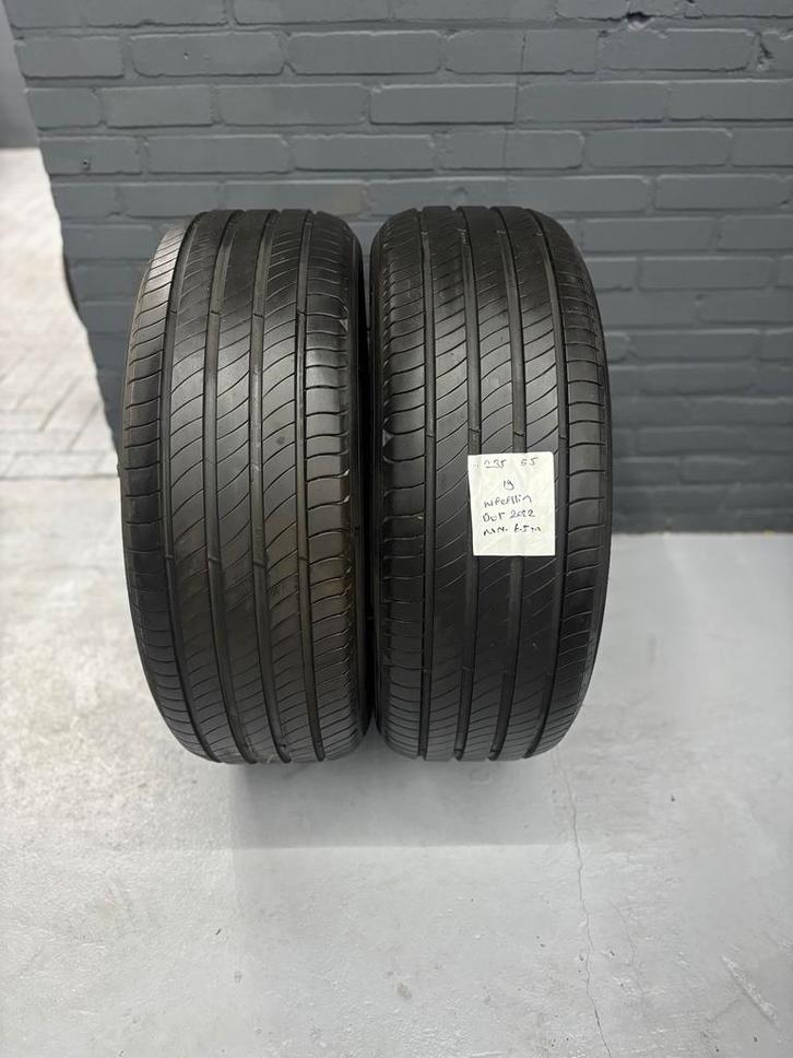 235/55/19 MICHELIN E-PRIMACY 6,5MM 2 STUKS 200,- (2022), Auto-onderdelen, Banden en Velgen, 19 inch, Zomerbanden, 235 mm, Personenwagen