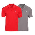 Donnay Donnay Heren - 2-Pack - Sport Polo Bjorn - Poppy Red, Verzenden, Nieuw