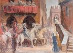 G. Zubian (XIX-XX) - Larrivo della nobiltà, Antiek en Kunst, Kunst | Schilderijen | Klassiek