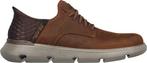 Skechers Garza - Gervin Heren Sneakers - Bruin - Maat 41, Verzenden, Nieuw