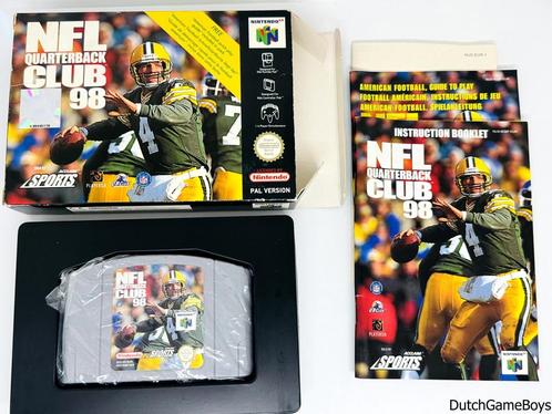 Nintendo 64 / N64 - NFL Quarterback Club 98 - EUR, Spelcomputers en Games, Games | Nintendo 64, Gebruikt, Verzenden