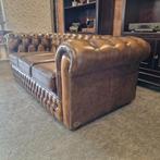 Chesterfield Chesham Bank 3 Zitter antiek goud, Huis en Inrichting, Banken | Bankstellen, 150 tot 200 cm, Chesterfield, Rechte bank