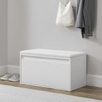 Schoenenkast Degerfors met lade 80x39x45 cm wit [en.casa], Verzenden, Nieuw
