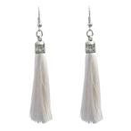 Fako Bijoux® - Oorbellen - Kwast Romania - Wit, Sieraden, Tassen en Uiterlijk, Oorbellen, Verzenden, Nieuw