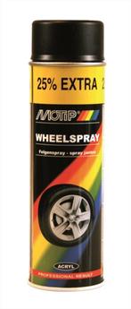 Motip Velgenlak Zwart Mat 500ML, Ophalen of Verzenden, Nieuw