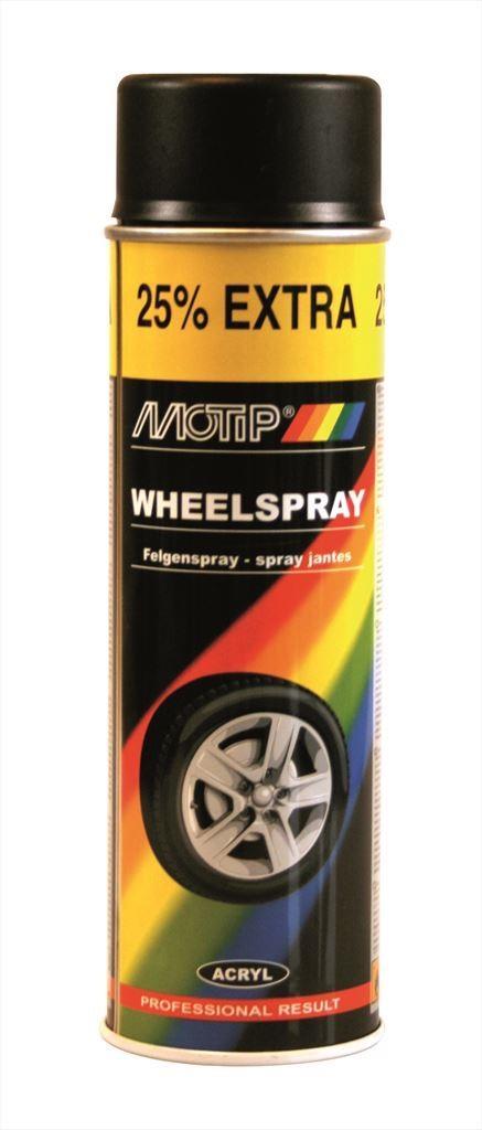 Motip Velgenlak Zwart Mat 500ML, Auto diversen, Autogereedschap, Nieuw, Ophalen of Verzenden