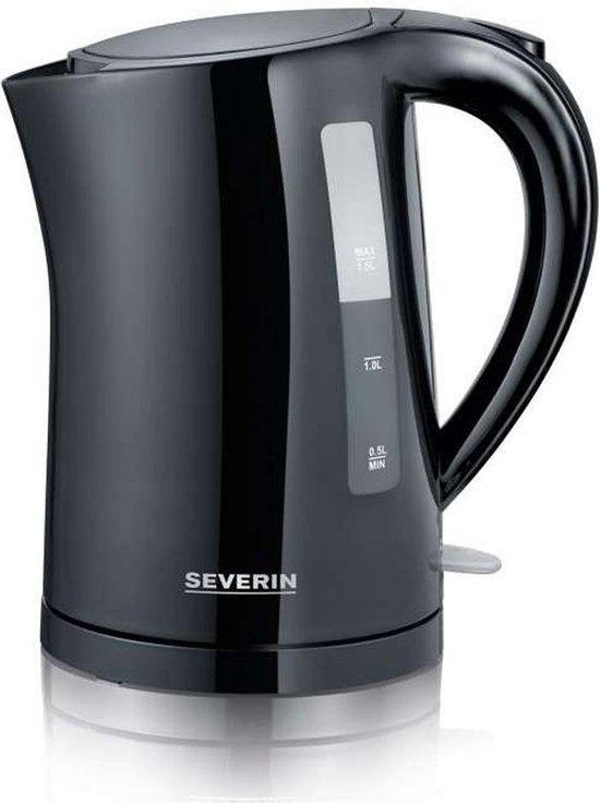 Severin WK 3498 - Waterkoker Select Black, Witgoed en Apparatuur, Waterkokers, Verzenden
