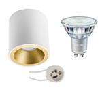 Voordeelset: Opbouwspot Set - Pragmi Cliron Pro - GU10, Huis en Inrichting, Lampen | Spots, Metaal of Aluminium, Nieuw, Ophalen of Verzenden