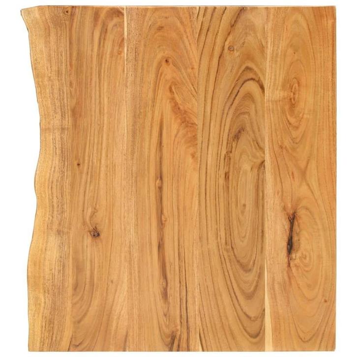 Acaciahout Wastafelblad 80cm | Retourdeal | 60% Korting, Huis en Inrichting, Badkamer | Badkamermeubels, 50 tot 100 cm, Nieuw