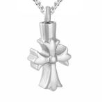 Fako Bijoux - Ketting - Ashanger / Assieraad - Kruisje -, Verzenden, Nieuw