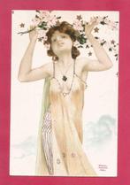 RAPHAEL KIRCHNER - Art Nouveau: (4 stuks) Meisjes met, Gelopen