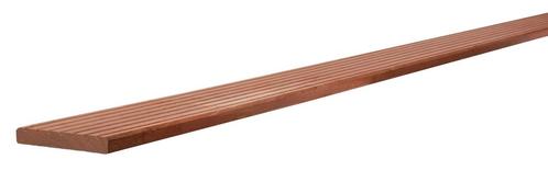 Hardhouten vlonderplanken enkelzijdig geprofileerd dekdeel.., Tuin en Terras, Overige Tuin en Terras, Nieuw, Verzenden