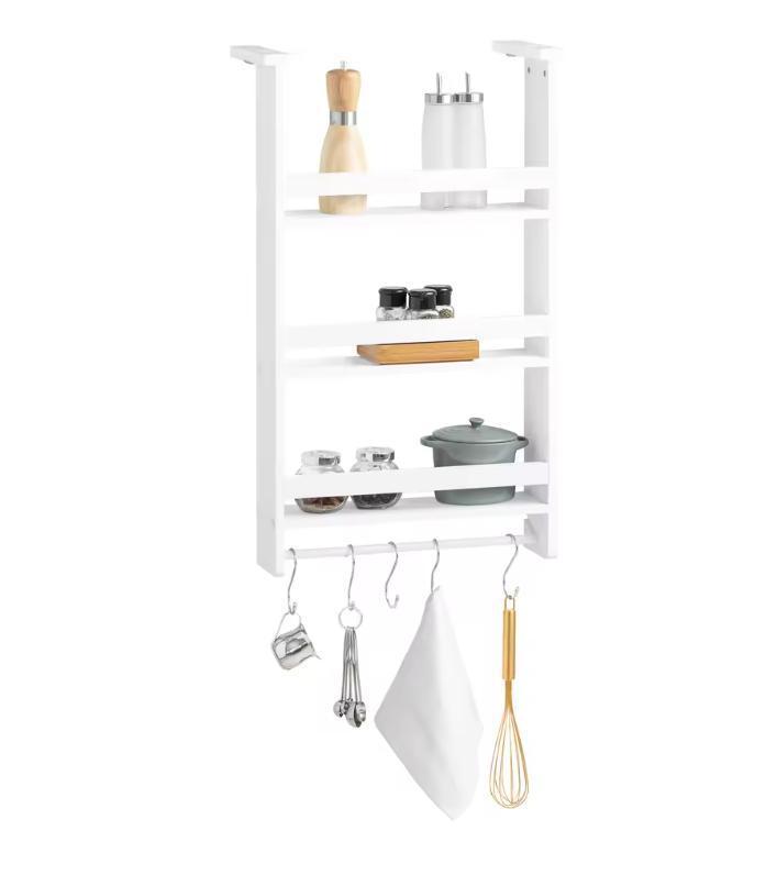 Hangkast Keukenrek met 3 Planken en Haakjes voor Koelkast, Huis en Inrichting, Kasten | Buffetkasten, Nieuw, Verzenden