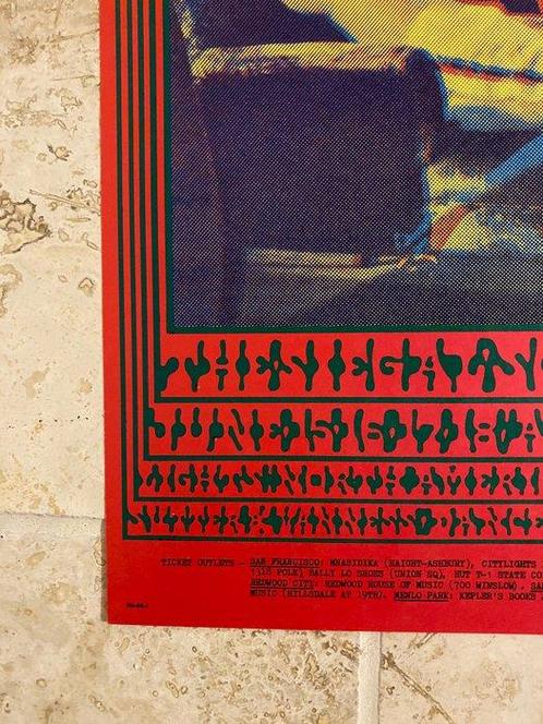 Victor Moscoso - Avalon Ballroom - Psychedelic Band, Antiek en Kunst, Kunst | Tekeningen en Foto's