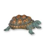 A BRONZE SCULPTURE OF A TORTOISE (Beeldjes - Decoratie), Antiek en Kunst, Verzenden