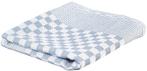 Cosy Cosy - handdoek - 80 x 80 cm - geruit - wit/blauw, Ophalen of Verzenden