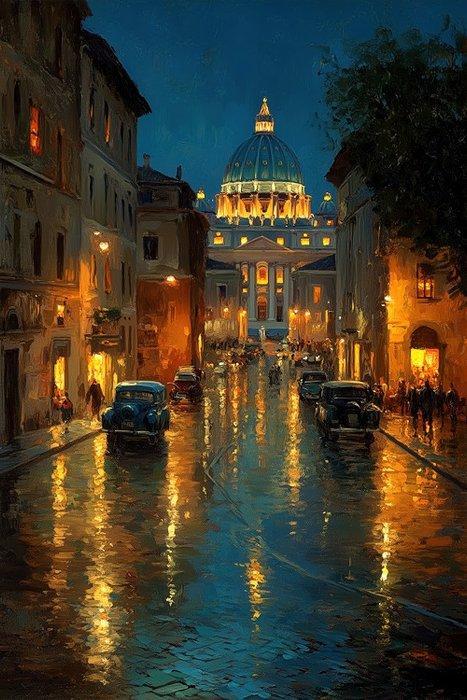 CoCo - Evening in Rome - XXL, Antiek en Kunst, Kunst | Designobjecten