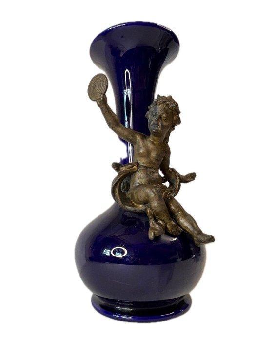 Tafellamp - Porselein, Legering, Antiek en Kunst, Antiek | Overige Antiek