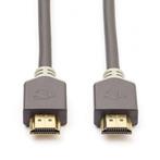 HDMI kabel 8K | Nedis | 2 meter (60Hz, HDR, Antraciet), Verzenden, Nieuw