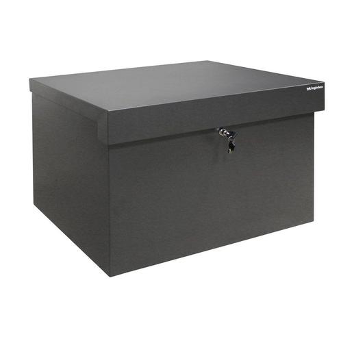 Logixbox Topbox-XXL pakketbox - grijs, Tuin en Terras, Brievenbussen, Nieuw, Verzenden