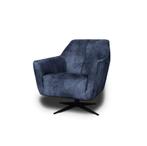 Fauteuil Floris - fauteuils - Blauw, Huis en Inrichting, Stoelen, Nieuw, Blauw, Leer