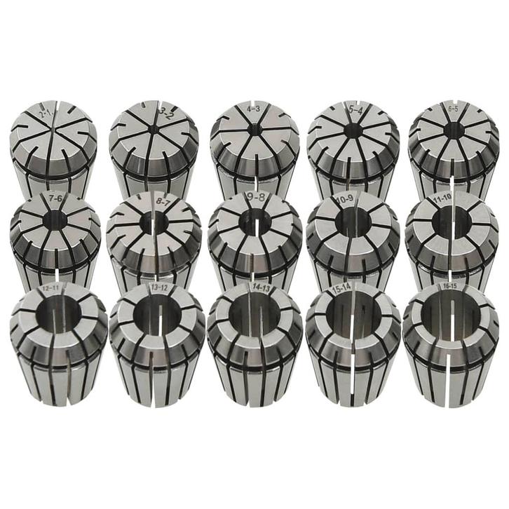 vidaXL 15-delige Spantangenset ER25, Doe-het-zelf en Verbouw, Gereedschap | Handgereedschap, Nieuw, Verzenden