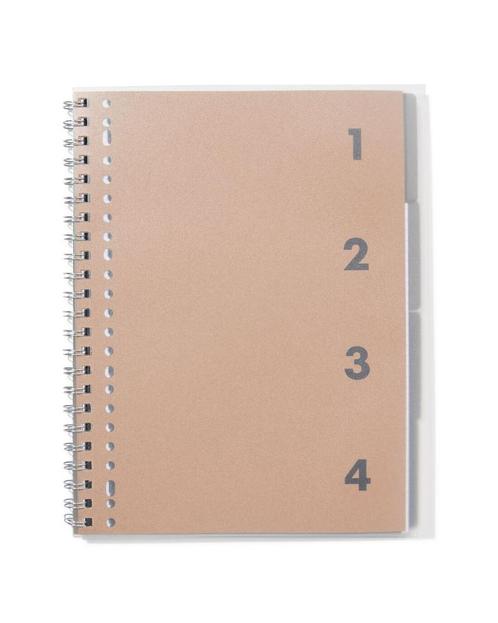 HEMA Collegeblok 4-in-1 A4 gelinieerd, Diversen, Agenda's, Nieuw, Verzenden