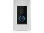 Ring Video Deurbel Elite - Bedraad - Livebeeld - Zilver, Verzenden, Nieuw