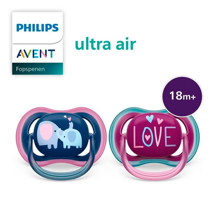 Philips Avent Ultra Air 18+M SCF349/22 Fopspeen, Kinderen en Baby's, Babyvoeding en Toebehoren, Nieuw, Verzenden