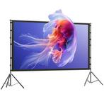 100 Inch 16:9 HD 4K/8K Projectorscherm Met Standaard, Draagb, Verzenden, Nieuw