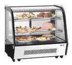 Bartscher Koelvitrine | 120L | Zwart/RVS | +2°C tot +12°C |, Witgoed en Apparatuur, Ophalen of Verzenden, Nieuw