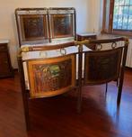 Bed - Metaal, parelmoer, Hout - Metalen bed