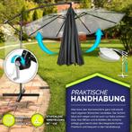 Tillvex® Parasol - Zweefparasol - Ø300cm - 360° Draaibaar -, Tuin en Terras, Verzenden, Zo goed als nieuw