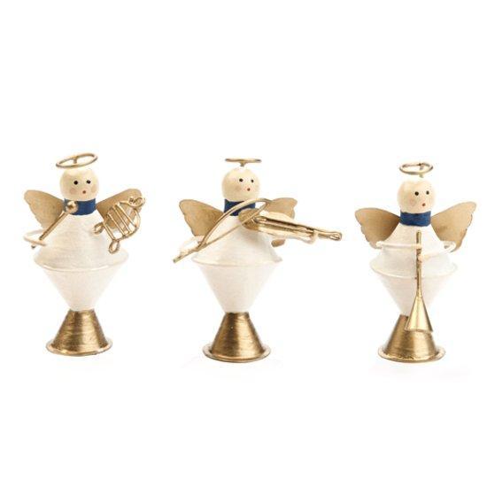 Goodwill Kerstdecoratie Metalen Muzikale Engelen - Set van 3, Diversen, Kerst, Verzenden