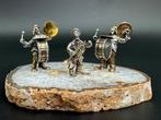 Miniatuur beeldje - Los musicos de plata 925 (3) - Zilver, Antiek en Kunst