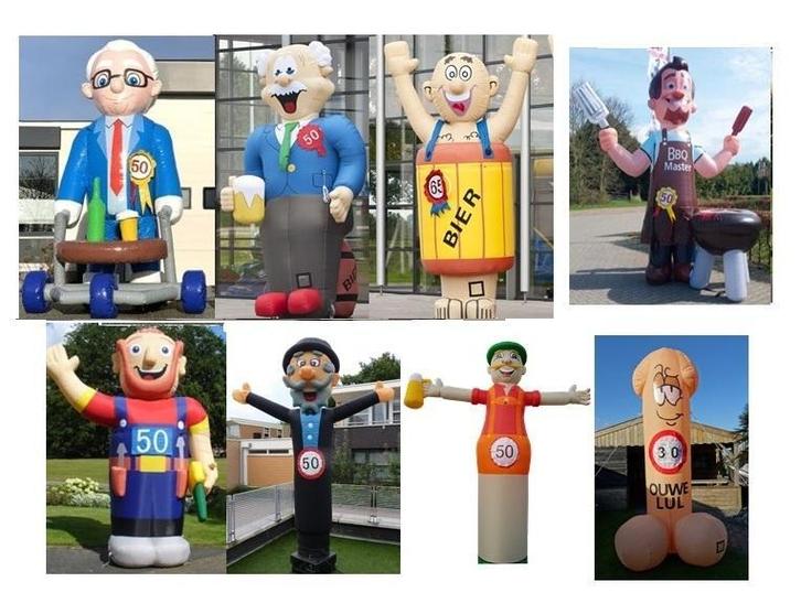 Abraham en Sarah feestpoppen te huur. Ruim assortiment!, Hobby en Vrije tijd, Feestartikelen | Verhuur, Abraham of Sarah, Gebruikt