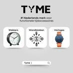 Tyme Wandklok Bestek - 41cm Klok voor Keuken - Analoog -, Huis en Inrichting, Ophalen of Verzenden, Zo goed als nieuw