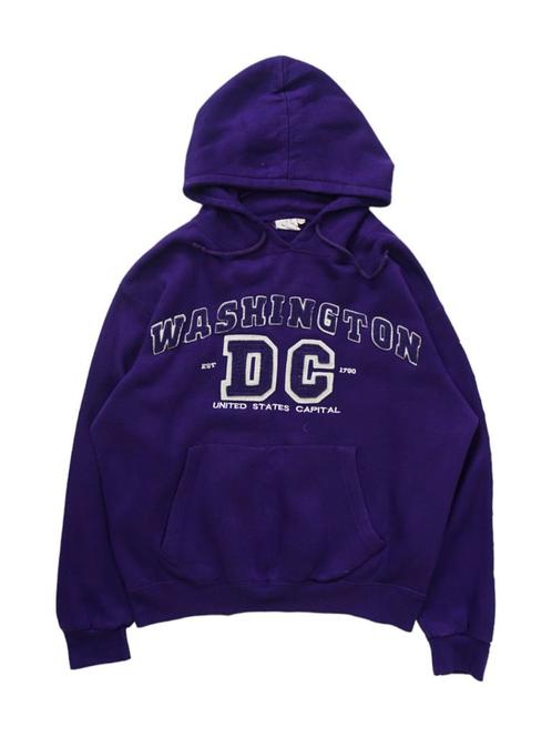 Vintage Washington DC Purple Hoodie maat M, Kleding | Heren, Overige Herenkleding, Zo goed als nieuw, Ophalen of Verzenden