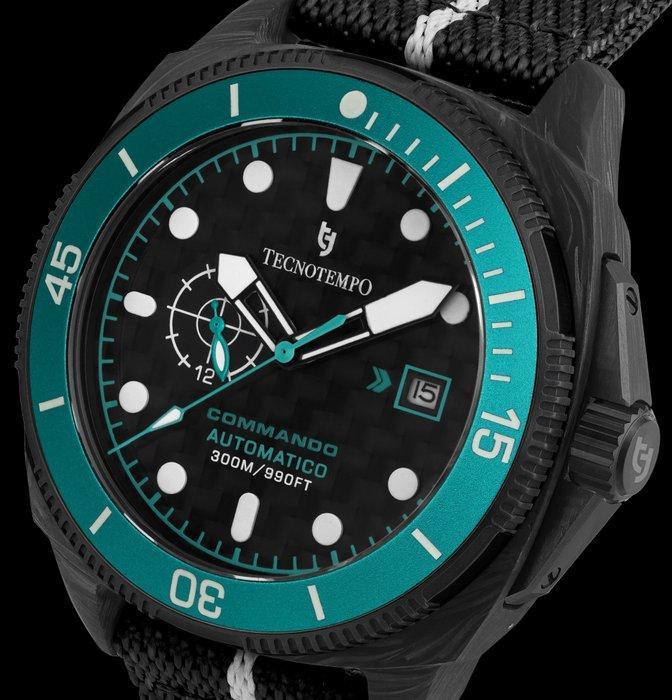Tecnotempo - Commando - Forged Carbon & Titanium -, Sieraden, Tassen en Uiterlijk, Horloges | Heren