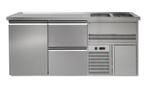 GGM Gastro | Biertoonbank Premium PLUS - 1950x700mm - 1 deur, Verzenden, Nieuw in verpakking, Hotelinrichting