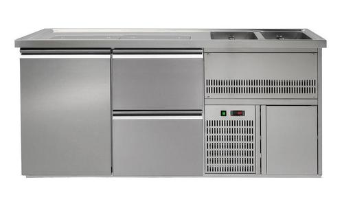 GGM Gastro | Biertoonbank Premium PLUS - 1950x700mm - 1 deur, Zakelijke goederen, Horeca | Meubilair en Inrichting, Nieuw in verpakking